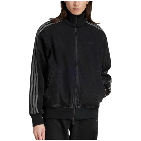 Adidas Originals Adicolor Denim Firebird Track Jacket Men Size Large $110 JC6717 - Picture 1 of 10